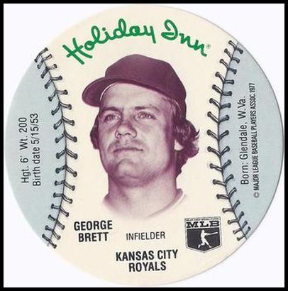 1977 Holiday Inn Discs George Brett